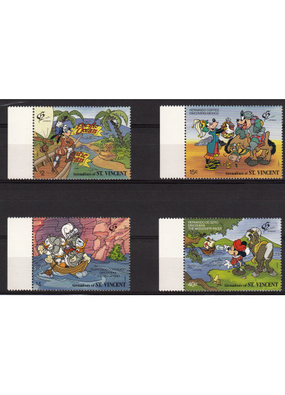 ST. VINCENT and THE GRENADINES 1992 francobolli serie completa nuova Yvert e Tellier 708/11